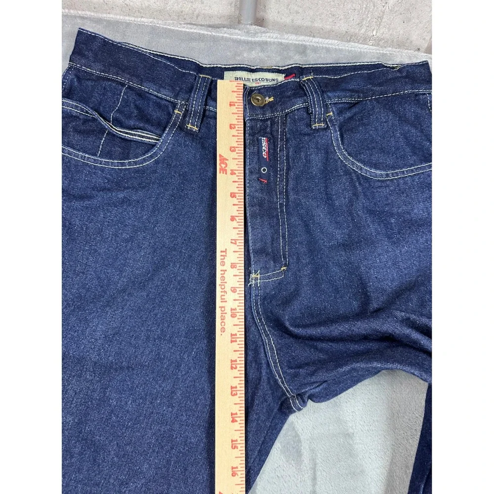 Willie‎ Esco Duns Vintage 90s Baggy Carpenter Jeans Dark Wash Indigo Mens 36x31